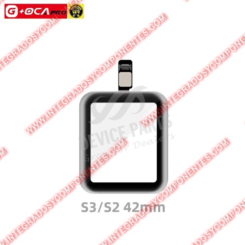 Cristal Tactil Con Oca Para Apple Watch Series 2 42mm/Series 3 42mm Negro