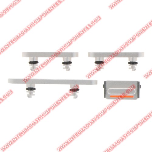 Botones Laterales Para Iphone 13 6.1&Quot;/13 Mini 5.4&Quot; Blanco