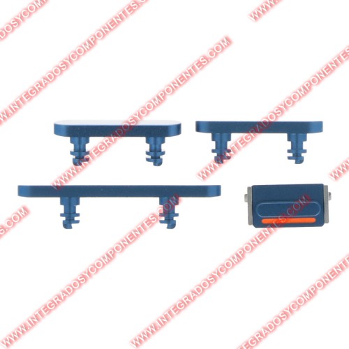 Botones Laterales Para Iphone 13 6.1&Quot;/13 Mini 5.4&Quot; Azul