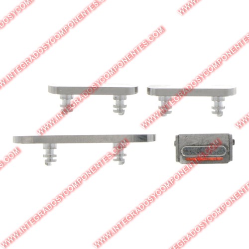 Botones Laterales Para Iphone 13 Pro 6.1&Quot;/13 Pro Max 6.7&Quot; Blanco
