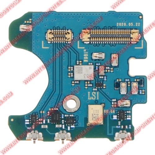 Placa Conexión Mas Microfono Para Samsung Galaxy Note20 N981b Calidad Premium
