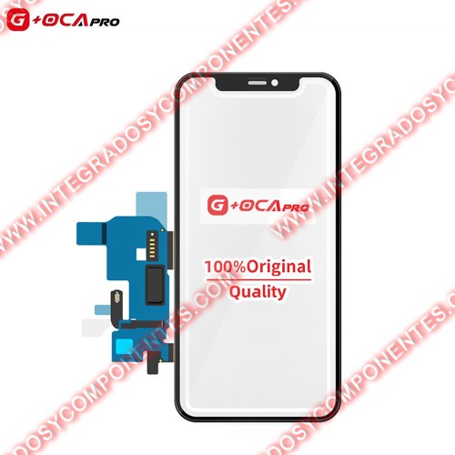 Cristal Tactil Con Oca Sin Chip Para Iphone 12 Negro