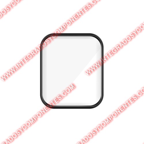 Cristal De Pantalla Con Oca Para Apple Watch Series 7 41mm/Series 8 41mm Negro