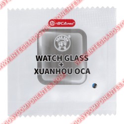Cristal De Pantalla Con Oca Para Apple Watch Series 7 45mm/Series 8 45mm Negro