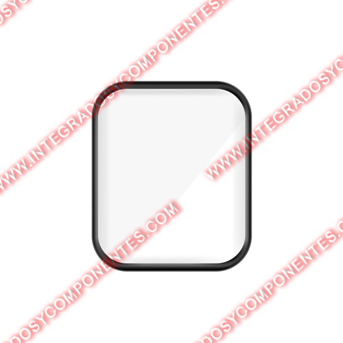 Cristal De Pantalla Con Oca Para Apple Watch Series 7 45mm/Series 8 45mm Negro
