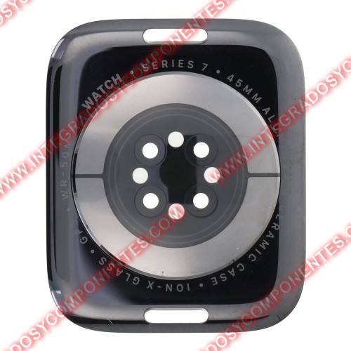 Tapa Trasera Para Apple Watch Series 7 45mm Gps Negro Calidad Premium