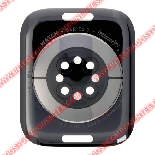 Tapa Trasera Para Apple Watch Series 7 41mm Lte Negro Calidad Premium