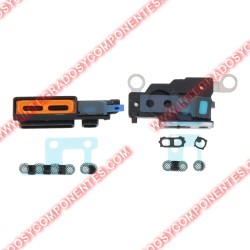 Rejilla Antipolvo Altavoz Para Iphone 13 Pro 6.1&Quot; Color Negro 6 Unidades En Un Juego