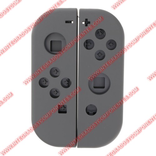 Carcasa Izquierda Y Derecha Con Marco Central Para Nintendo Switch Joy-Con Color Negro