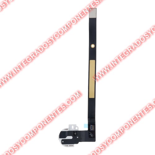Conector De Auriculares Con Flex Para Ipad 10.2 2021(Ipad 9th) Wifi Version Blanco