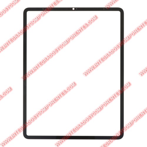 Cristal Con Lamina Oca Para Ipad Pro 12.9 2021(5th)/Pro 12.9 2022(6th) Negro Calidad Premium