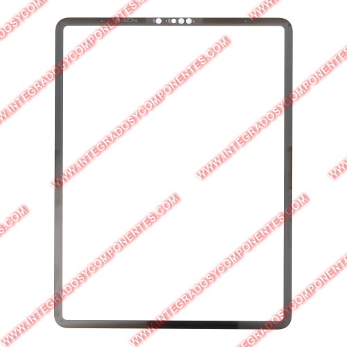 Cristal Con Lamina Oca Para Ipad Pro 12.9 2021(5th)/Pro 12.9 2022(6th) Negro Calidad Premium