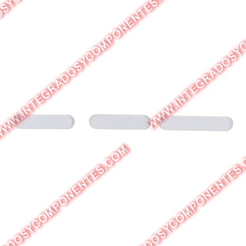 Botón De Encendido Y Volumen Para Ipad Pro 11 2021(3rd)/Pro 12.9 2021(5th) Plata 3 Unidades En Un Juego