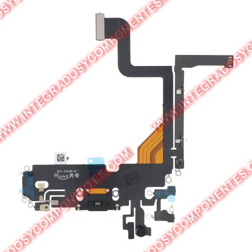 Flex De Carga Para Iphone 13 Pro 6.1&Quot; Negro