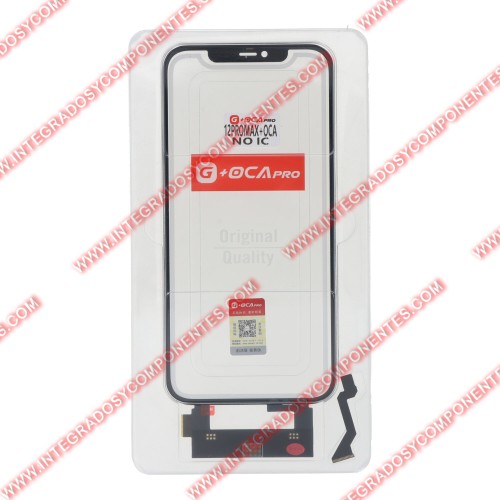 Cristal Tactil Con Oca Sin Chip Para Iphone 12 Pro Max Negro