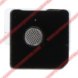 Rejilla Antipolvo De Tapa Con Soporte Para Iphone 12 Mini, Color Blanco Calidad Premium