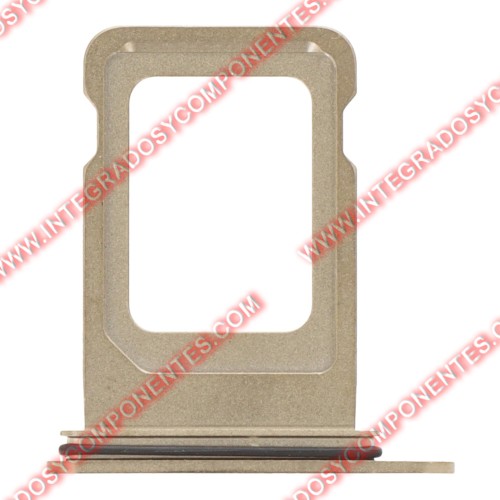 Bandeja Single Sim Para Iphone 14 Pro/14 Pro Max Dorado