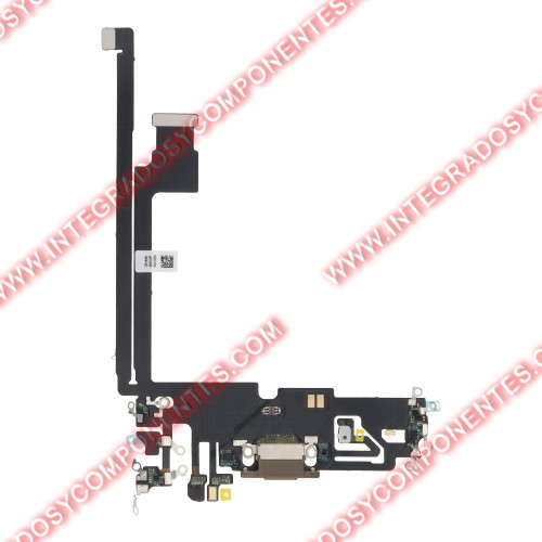Flex De Carga Para Iphone 12 Pro Max Dorado