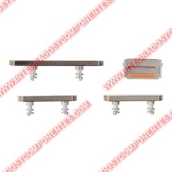 Botones Laterales Para Iphone 14 Pro/14 Pro Max Dorado