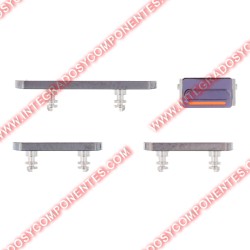 Botones Laterales Para Iphone 14 Pro/14 Pro Max Morado