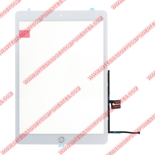 Tactil Blanco Con Adhesivo Y Boton Home Para Ipad 10.2 2019(Ipad 7th)/10.2 2020(8th)