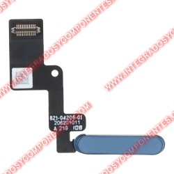 Flex Botón De Encendido Y Sensor De Huellas Para Ipad Air 2022/Air 5 Azul Calidad Premium