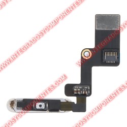 Flex Del Botón De Encendido Y Sensor De Huellas Para Ipad Air 2022/Air 5 Plata Calidad Premium