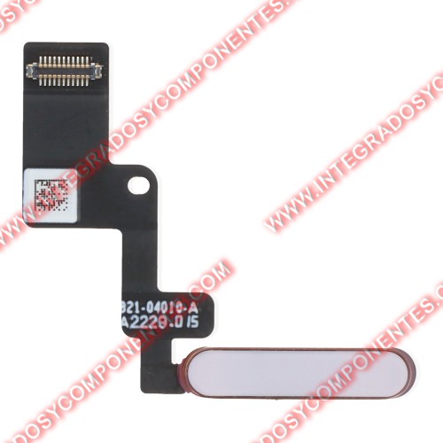 Flex Cable Con Botón De Encendido Y Sensor De Huellas Para Ipad Air 2022/Air 5 Rosa Calidad Premium