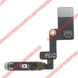 Botón De Encendido Y Sensor De Huellas Con Flex Para Ipad Air 2022/Air 5 Morado Calidad Premium