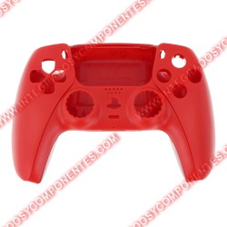Carcasa Completa Sin Botones Ni Componentes Para Mandos De Ps5 Rojo