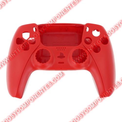 Carcasa Completa Sin Botones Ni Componentes Para Mandos De Ps5 Rojo