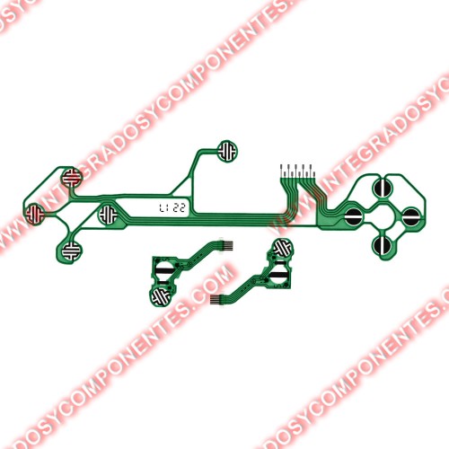 Película Conductora Para Controladores Ps5 V2.0 Green 3 Piezas En Un Juego
