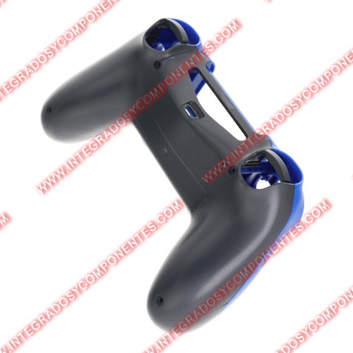 Juego Completo De Carcasas Para Mandos De Ps4 Cuh-1000/1100 Azul Y Negro
