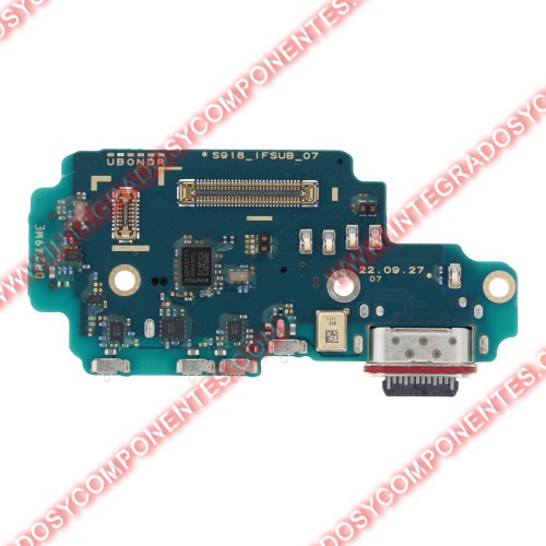 Subplaca Conector De Carga Para Samsung Galaxy S23 Ultra S918b Version Europea Calidad Premium