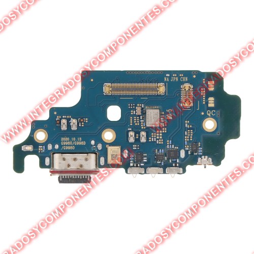 Placa Conector De Carga Para Samsung Galaxy S21 Ultra 5g G998u
