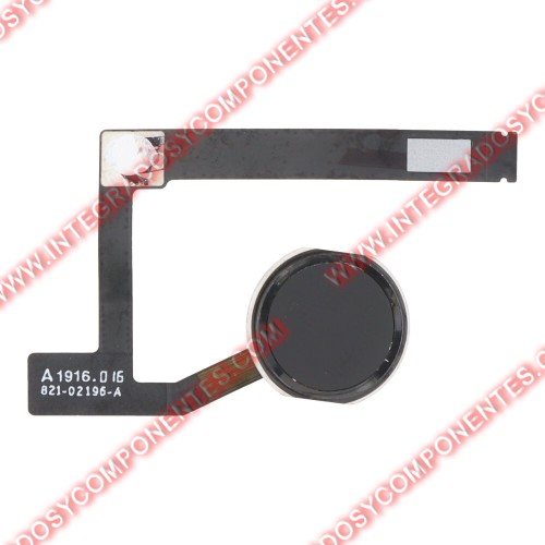 Flex Sensor Huella Para Ipad Mini 2019/Mini 5 Negro