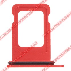 Bandeja Single Sim Para Iphone 14/14 Plus Rojo