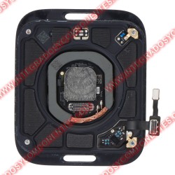 Tapa Con Bobina De Carga Inalambrica Para Apple Watch Se 2022/2nd 44mm Lte Negro Calidad Premium