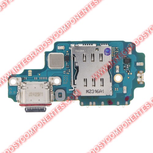 Subplaca Conector De Carga Para Samsung Galaxy S22 Ultra 5g S908 Calidad Premium