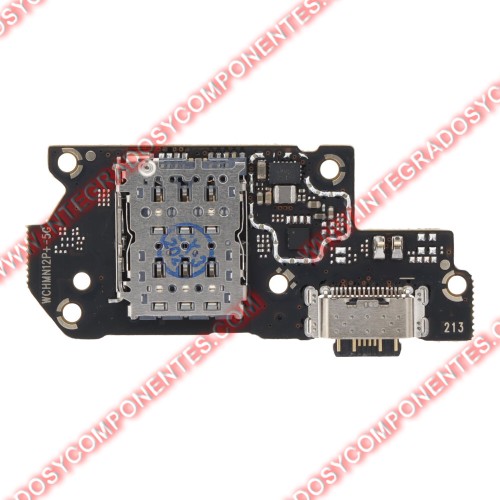 Subplaca Conector De Carga Para Xiaomi Redmi Note 12 Pro+ 5g