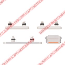 Botones Laterales Para Iphone 14/14 Plus Blanco