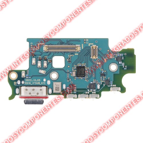 Subplaca Conector De Carga Para Samsung Galaxy S23+ S916e Calidad Premium