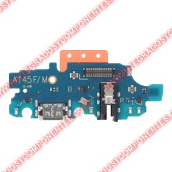 Conector De Carga Con Flex Para Samsung Galaxy A14 4g A145 A145fversion Africa/Asia
