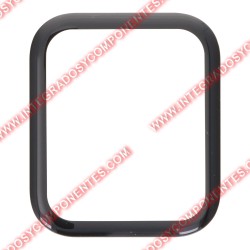 Cristal Con Oca Para Apple Watch Se 2022/2nd 40mm/Serie 4 40mm/Serie 5 40mm/Serie 6 40mm/Se 40mm Negro