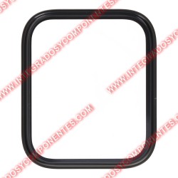 Cristal Con Oca Para Apple Watch Se 2022/2nd 44mm/Serie 4 44mm/Serie 5 44mm/Serie 6 44mm/Se 44mm Negro