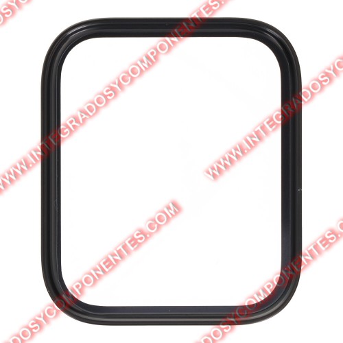 Cristal Con Oca Para Apple Watch Se 2022/2nd 44mm/Serie 4 44mm/Serie 5 44mm/Serie 6 44mm/Se 44mm Negro