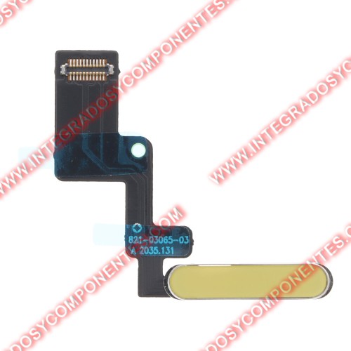Flex Sensor Huella Para Ipad 2022(Ipad 10th) Amarillo