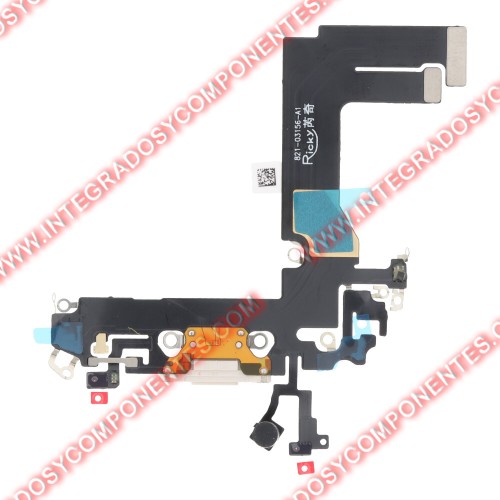 Flex De Carga Para Iphone 13 Mini 5.4&Quot; Blanco