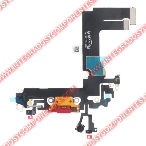 Flex De Carga Para Iphone 13 Mini 5.4&Quot; Rojo