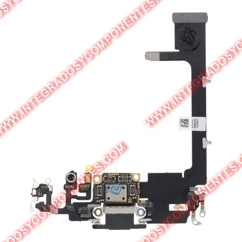 Flex De Carga Para Iphone 11 Pro Negro Calidad Premium